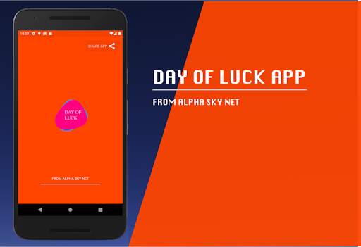 find what happen today with day of luck app screenshot 1