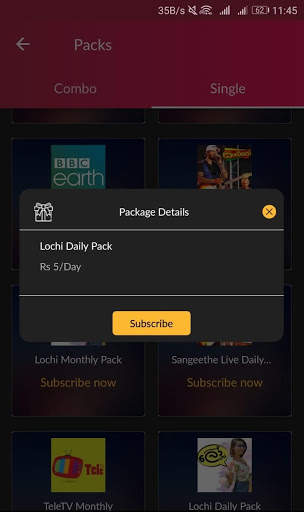 Dialog MyTV - Live Mobile Tv screenshot 4