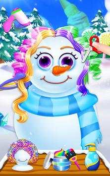 Snowman Hair Styles Salon Game screenshot 7