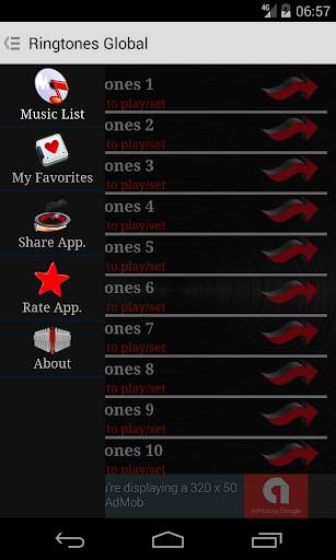 Ringtones Global screenshot 1