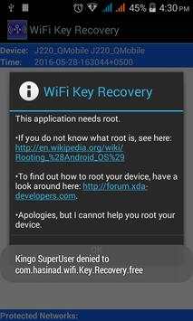 Wifi password recovery key screenshot 4