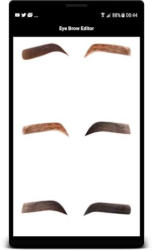 Eyebrow Editor Photo Studio 2 تصوير الشاشة