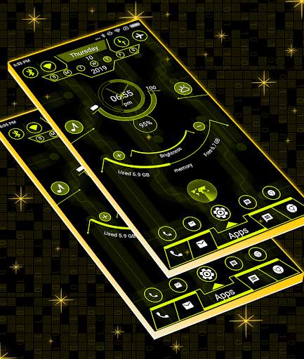 Radical Launcher 2020 - Hi-tech theme screenshot 7