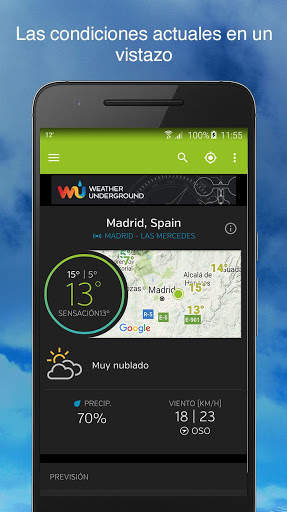 Tiempo- Weather Underground screenshot 1