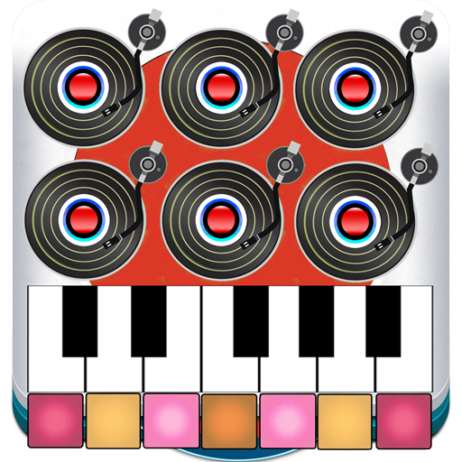 Six DJ Mixer Music Studio أيقونة