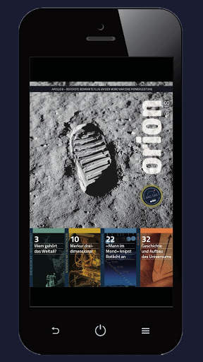 ORION-Zeitschrift screenshot 1