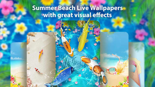 Summer Beach Live Wallpaper & Launcher Themes screenshot 2