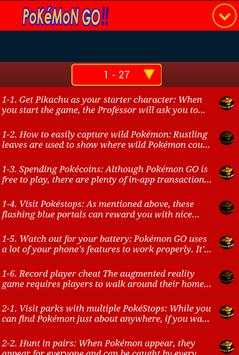 Tricks & Tips Pokemon Go screenshot 4