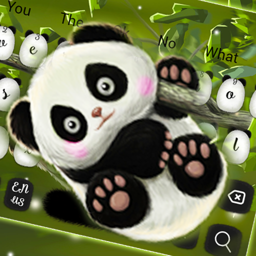 Cute Baby Panda Keyboard Theme icon