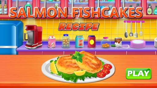 Make Salmon Fish Cakes Recipe - Cooking game screenshot 1