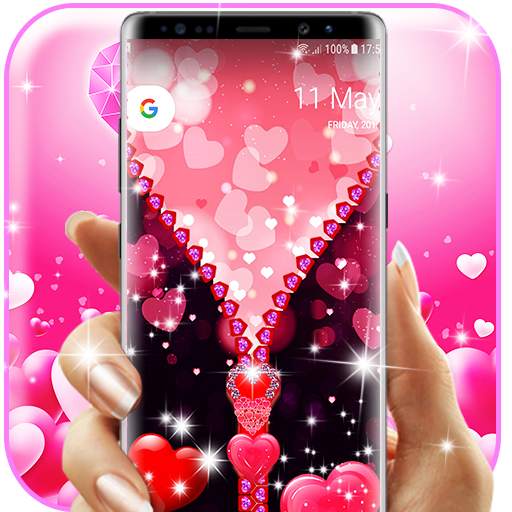 Love zipper lock screen 9.2