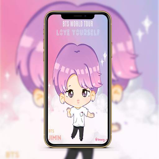 Cute BTS Chibi Wallpaper HD screenshot 1