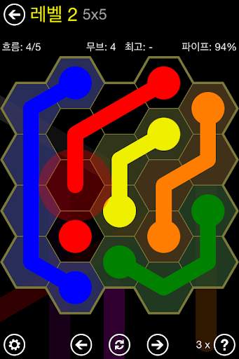 Flow Free: Hexes screenshot 1