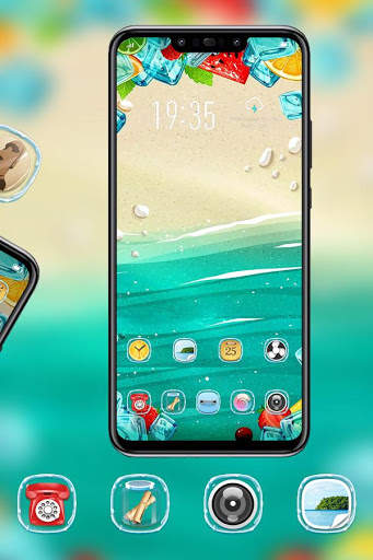 Nature theme Summer style Galaxy S8 screenshot 3