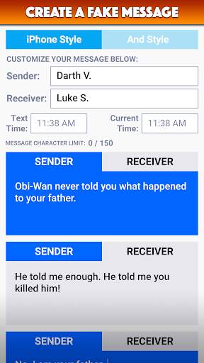 TextMeme – Fake Text Message Maker screenshot 2