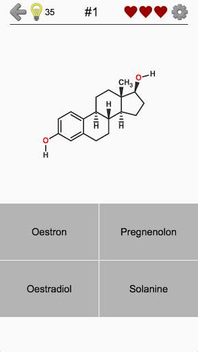 Steroïden - De chemische formules van hormonen screenshot 3