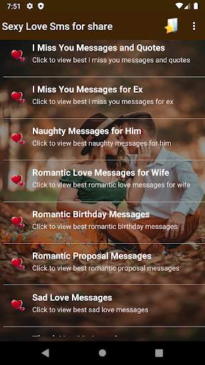 Sexy Love SMS for share screenshot 2