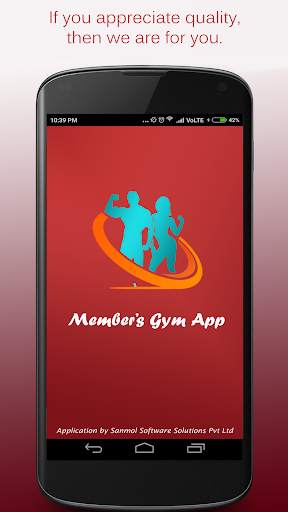 Gym Member's App screenshot 1