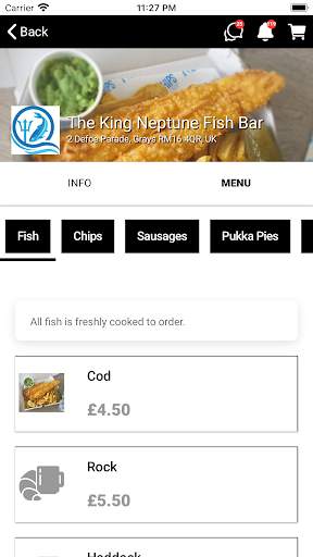 King Neptune Fish and Chips screenshot 1