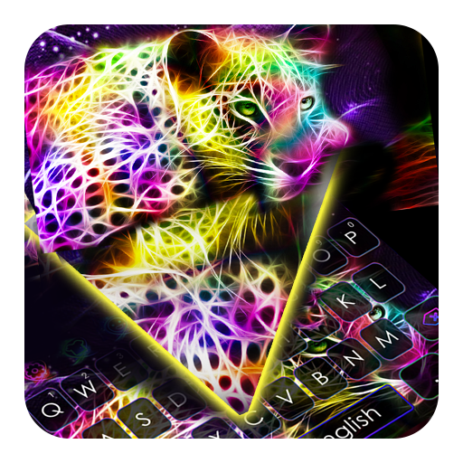 ikon Hologram Leopard Keyboard