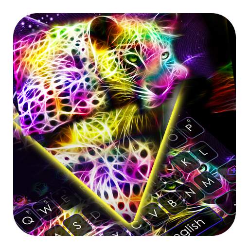 Hologram Leopard Keyboard 10001004