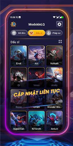 Mod Skin LQ - Mod tự động screenshot 2