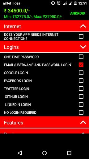Mobile App Cost Calculator/Estimator For India screenshot 4