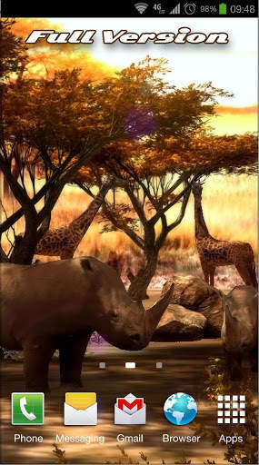 Africa 3D Free Live Wallpaper screenshot 3