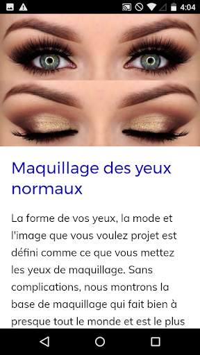 Cours de Maquillage Pour Les Yeux screenshot 2