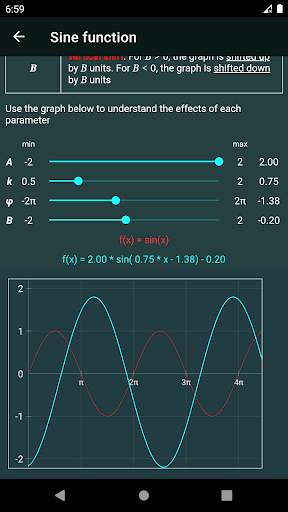 Unit circle. Trigonometric functions screenshot 3