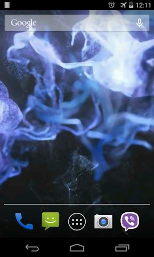 Colorful particles Video LWP screenshot 1