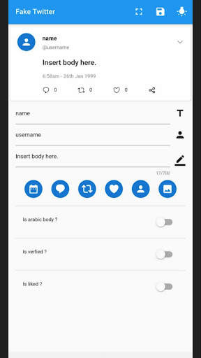 Fake social post screenshot 3