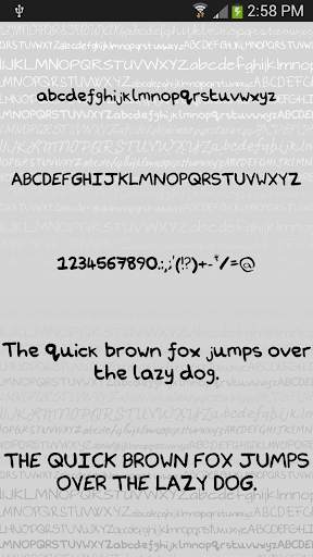 Handwritten fonts for Android screenshot 5