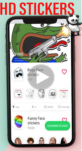 😍Animated memes Stickers for Whatsapp 😷 (GIF) screenshot 4