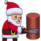 Santa Cutting Tree icon
