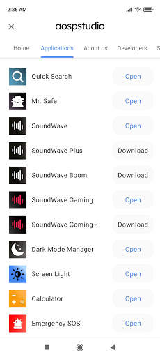 AOSP STUDIO Mobile Services (AMS) screenshot 3