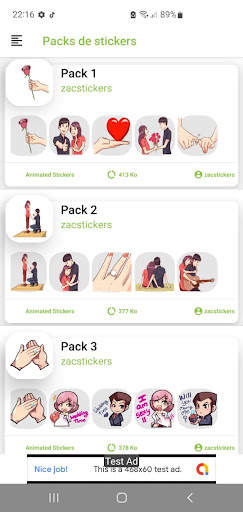 Romance Stickers For Whatsapp screenshot 5