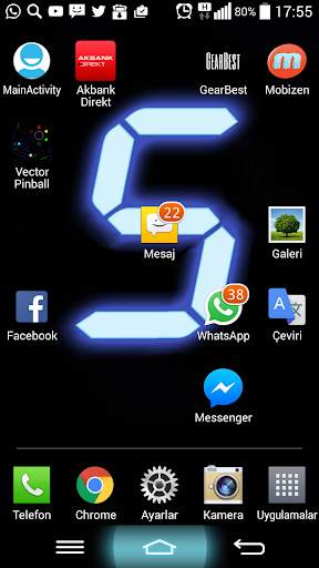 Digital Clock Wallpaper screenshot 3