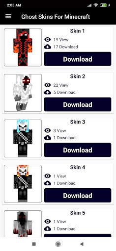 Ghost Skins For Minecraft screenshot 2