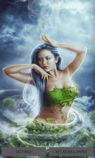 Fantasy Beauty Live Wallpaper screenshot 1
