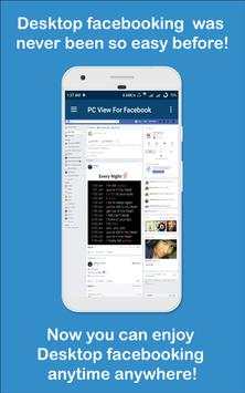 PC View For Facebook screenshot 1