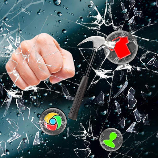 Broken Glass Screen Prank Theme & Live Wallpaper screenshot 2