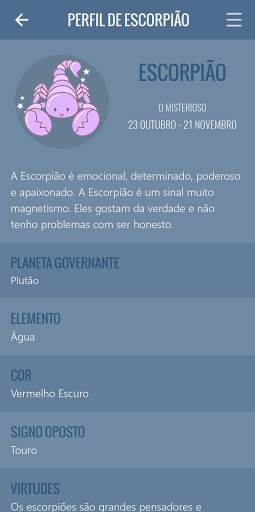 Horóscopo Escorpião screenshot 4