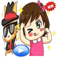 Moving Sticker 🥰 Animated Stickers for whatsapp💖 logo