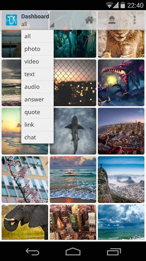 Tablean: Tumblr Client Lite screenshot 1