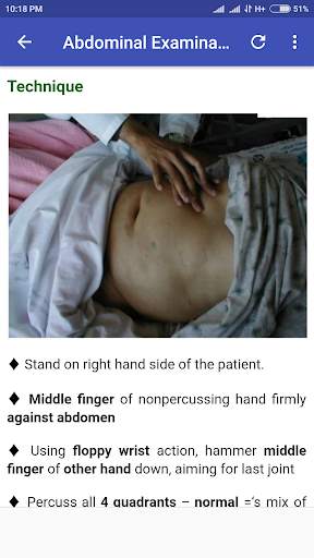 Clinical History & Examination screenshot 9