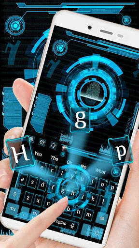 Blue Science Technology Keyboard screenshot 2