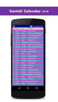 Santali Calendar 2018 screenshot 5