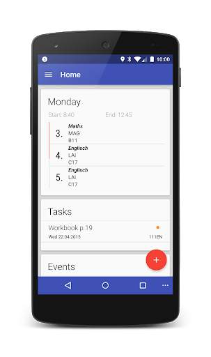 School-Organizer - Timetable, Tasks and Grades screenshot 2