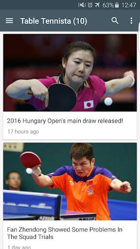 Table Tennis News screenshot 7